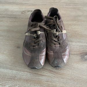 Diesel Babs. Brown Leather Shoes. Size 8